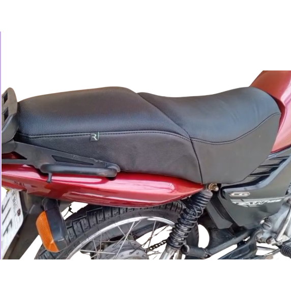 Capa Comfort Para Banco De Moto Honda Cg, Fan, Titan 125, 150 Com Elástico Veste Em Casa Espuma De Alta Resistência