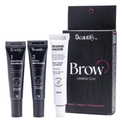 Kit Brow Lamination Beautify Pro Completo Sobrancelhas