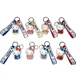 Chaveiro Hello Kitty Para Bolsa Mochila e Chaves Emborrachado | Chaveiro Fofo