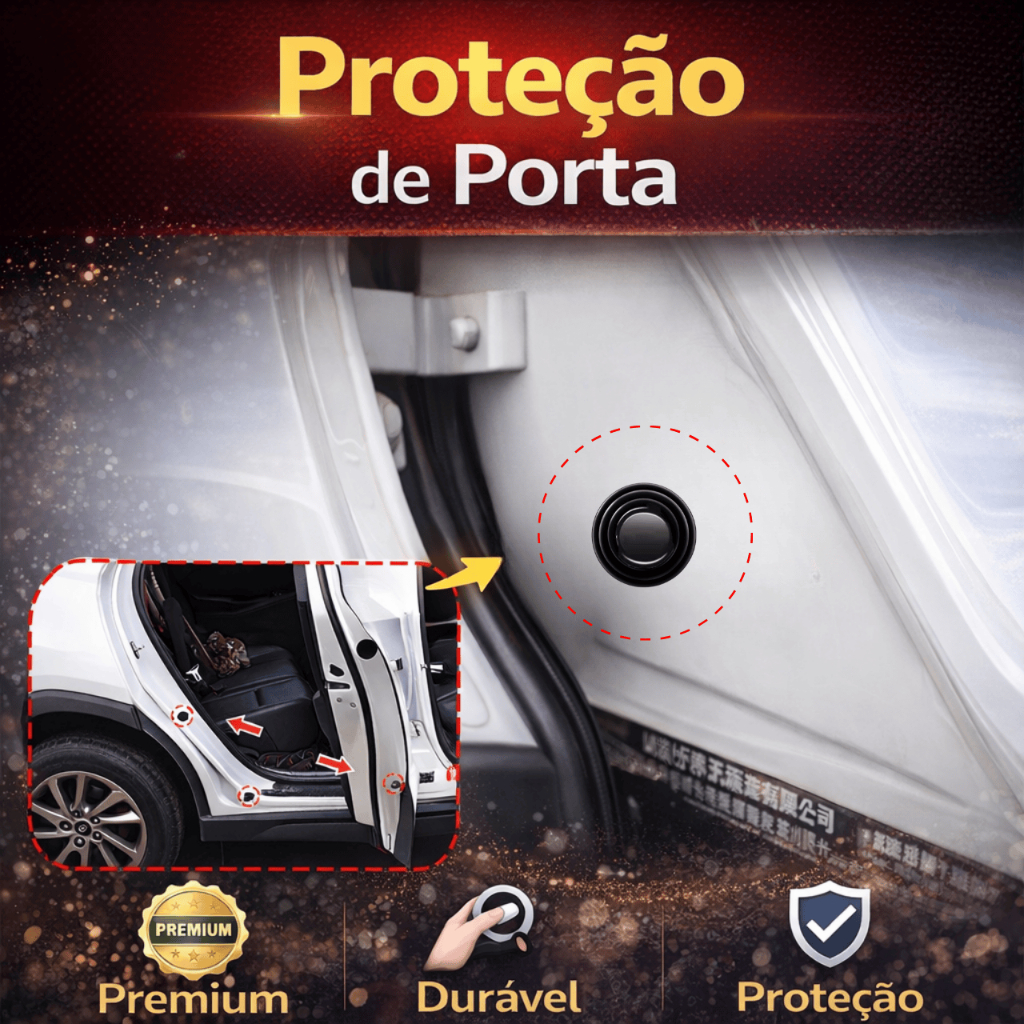 Kit de 4 Pcs Almofada De Silicone Anticolisão Para Porta De Carro Capô /Silencioso Auto Resistente a Água ZEM