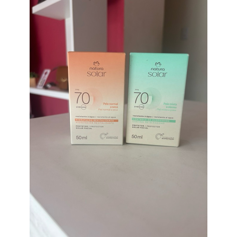 Gel em creme protetor solar facial fps 60/fpuva 20 pele mista a oleosa 50g. da natura