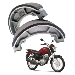 LONA PATIM FREIO TITAN 125 150 160 BIZ TWISTER TORNADO DIANTEIRO OU TRASEIRO STANDARD TAMANHO ORIGINAL em Oferta na Shopee