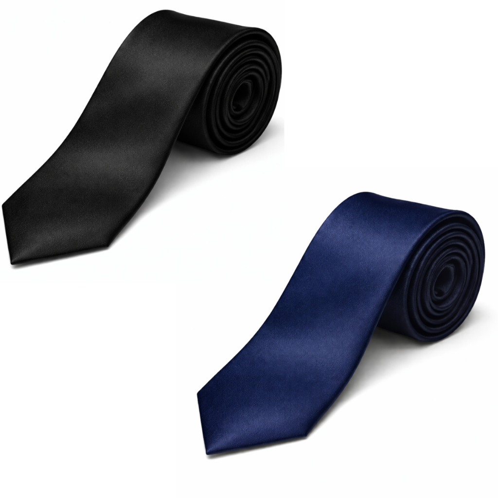 Kit 2 Gravatas Social Slim Masculina P/ Ternos, Presente - Modelo Luxo em Oferta na Shopee