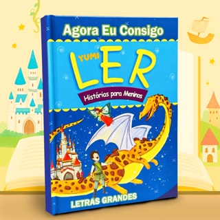 Livro Infantil Agora Eu Consigo Ler Histórias Para Meninos - Aprendizado Leitura Contos De Fadas, Contos Clássicos em Oferta na Shopee