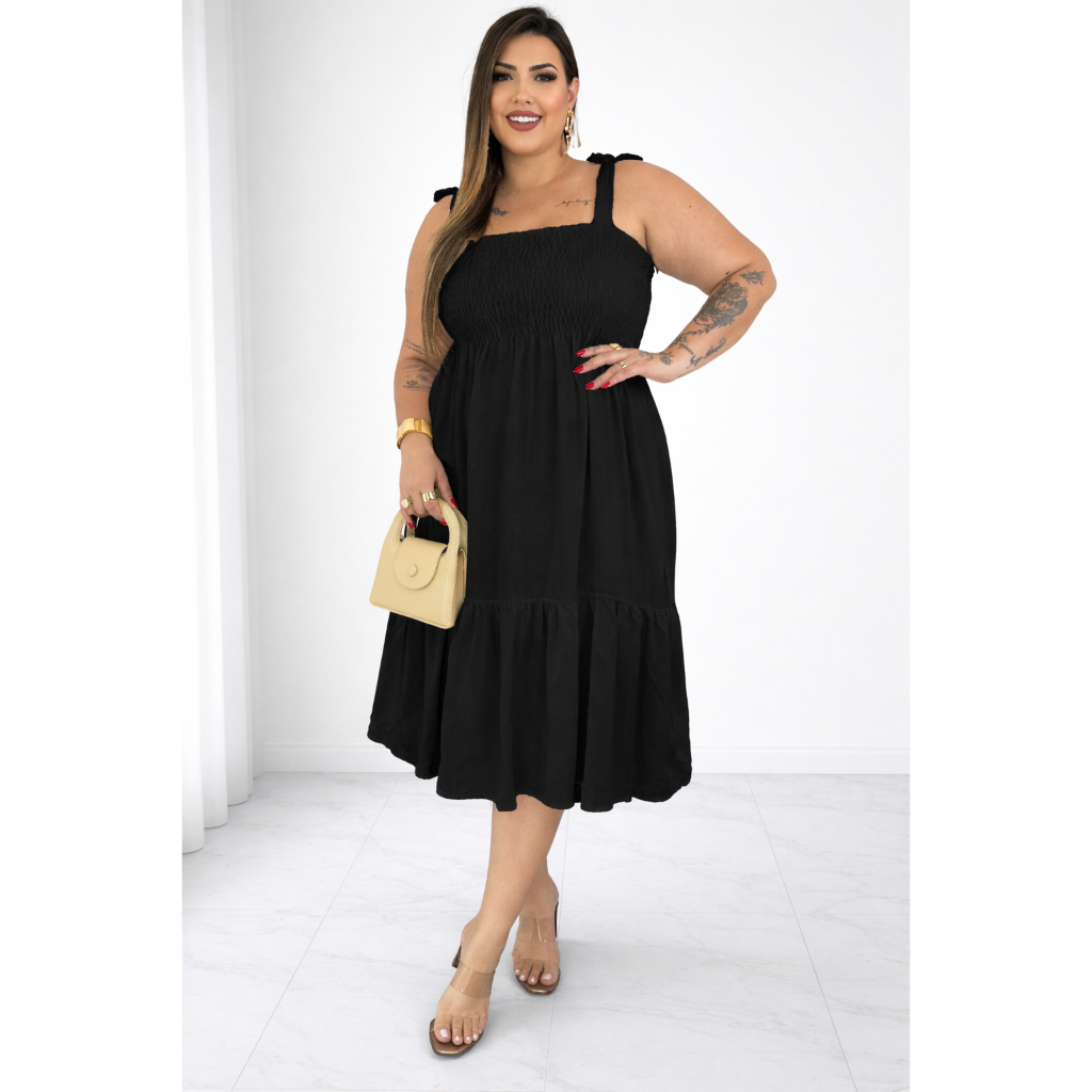 Vestido Midi Plus Size Feminino Para Gravida Tamanhos GG - G1 - G2