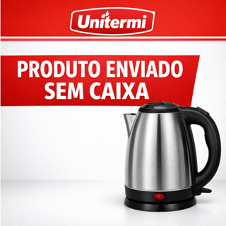 Chaleira Elétrica Atacama 1,8L 127V Unitermi - PRODUTO FORA DA CAIXA *NOVO COM PEQUENAS AVARIAS* em Oferta na Shopee