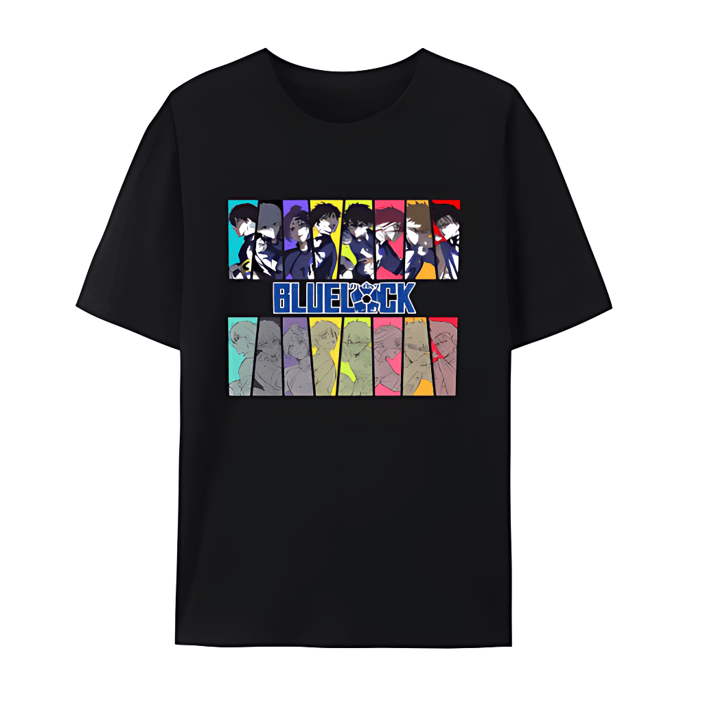 Camiseta Unissex Algodão Estética Anime Futebol – Camisa Blusa Inspirada em blue Lock