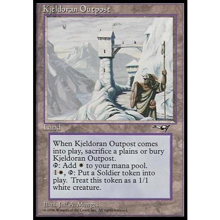 Posto Avançado Kjeldorano (Soldado) - Magic The Gathering