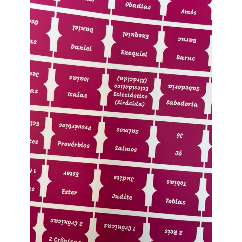 Abas Adesivas Para Bíblia - Marcador Índice Bíblico - Etiquetas para Bíblia - Masculinas e Femininas em Oferta na Shopee