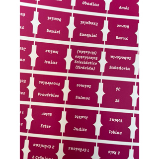 Abas Adesivas Para Bíblia - Marcador Índice Bíblico - Etiquetas para Bíblia - Masculinas e Femininas em Oferta na Shopee