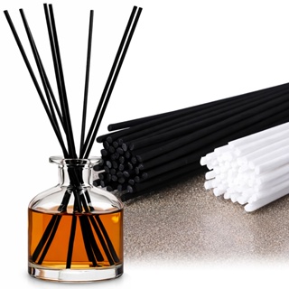 Kit Varetas de Fibra Algodão Para Difusor Aromatizador de Ambientes Moderno Premium 30cm 3mm em Oferta na Shopee