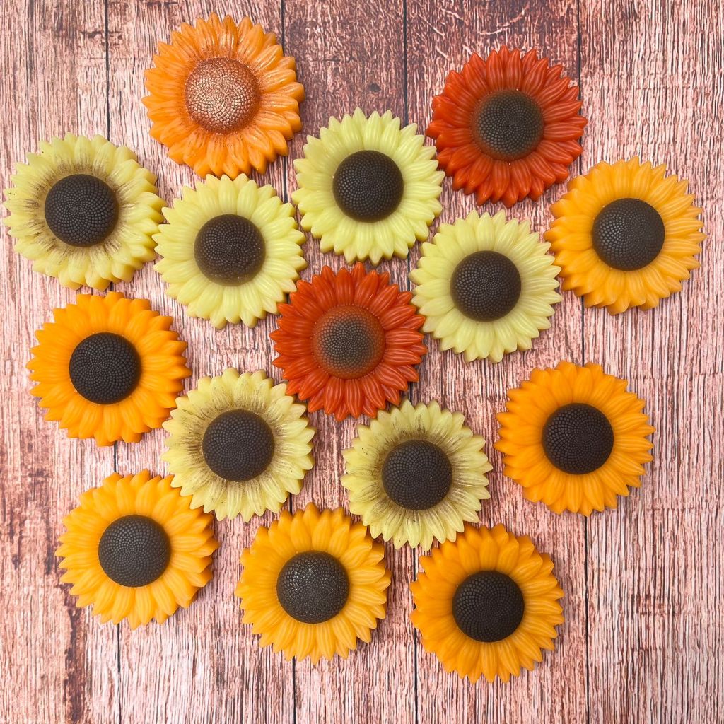 20 Girassol Sabonete Artesanal Perfumado | Lembrancinha, Presentes & Decoração. em Oferta na Shopee