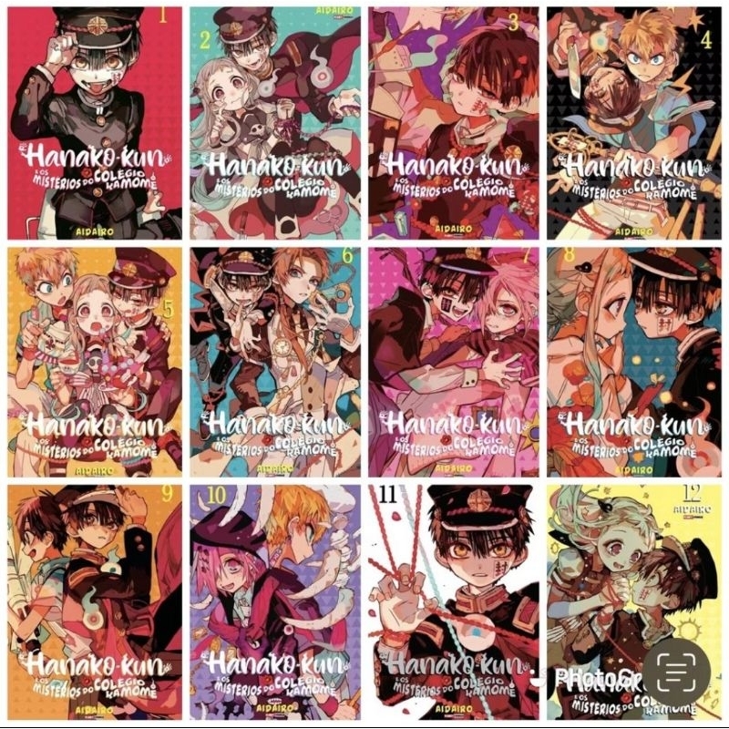 Mangá Hanako-kun e os Mistérios do Colégio Kamome - usados em perfeito estado