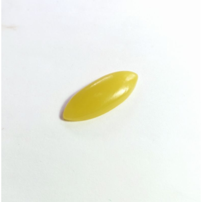 Arte Mineral Artesanal Natural, Gema Natural Jade Oliva Lapidação Navete Cabochão, Pedra Semi-Preciosa Jade Oliva Navete