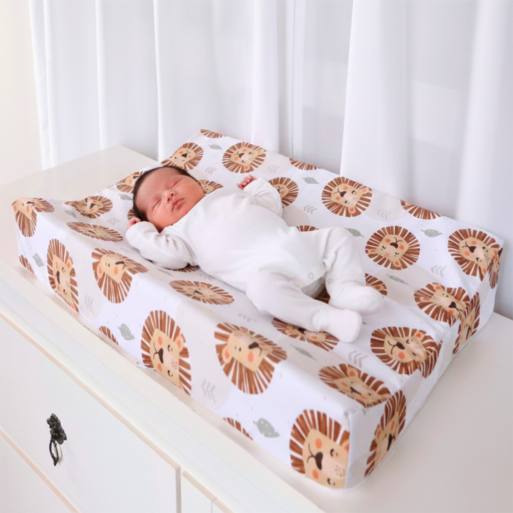 Trocador De Fraldas Anatômico Impermeável Menina Menino Para Cômoda e Berço em Oferta na Shopee