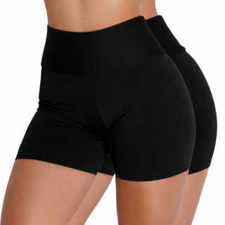 Shorts Legging Feminino Esportivo Cintura Alta Conforto e Estilo para Treino e Dia a Dia em Oferta na Shopee