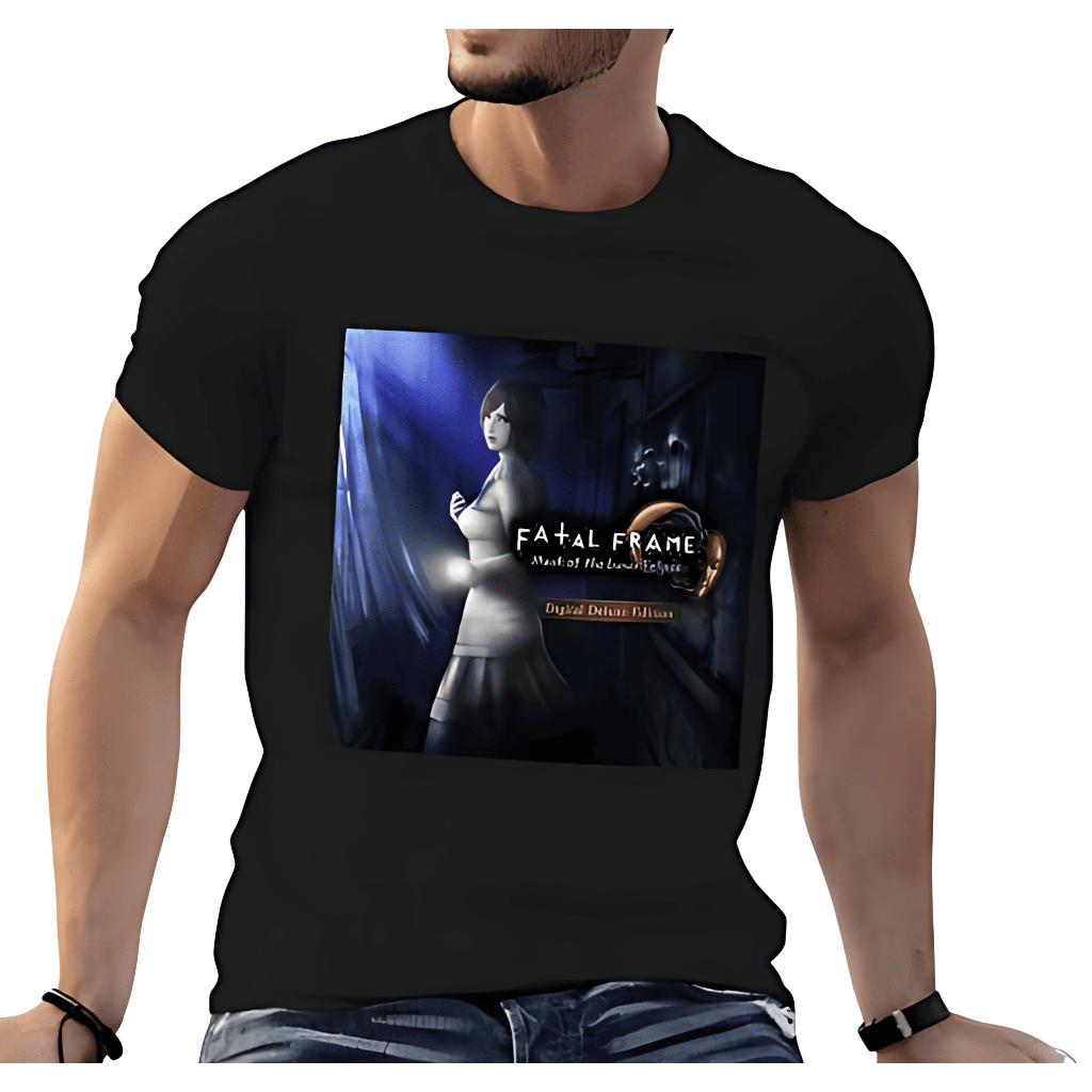 Camiseta Unissex Algodão Estética Horror – Camisa Blusa Inspirada Fatal Frame
