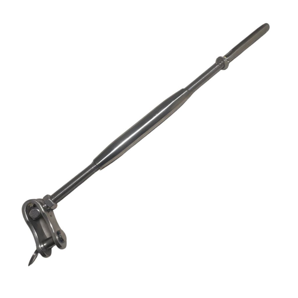 Esticador Em Aço Inox Tubular Manilha Prensável M12 6MM