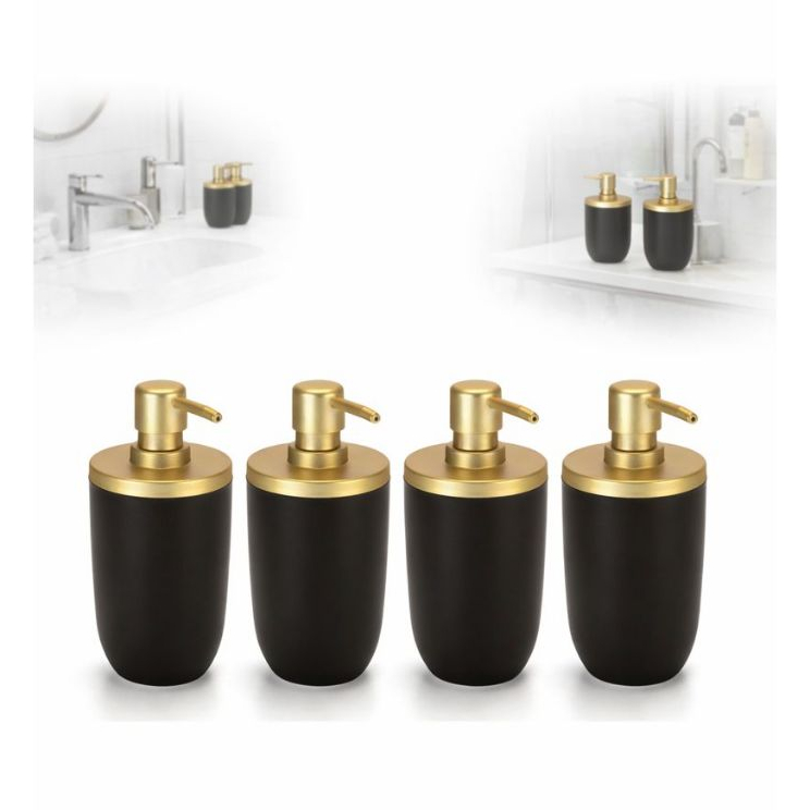 Kit 4 Porta Sabonete Liquido Luxo para Lavabo em Oferta na Shopee