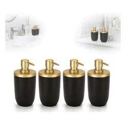 Kit 4 Porta Sabonete Liquido Luxo para Lavabo