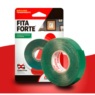 Fita Adesiva Dupla Face Transparente Adere Fixação Forte para Uso Geral em Oferta na Shopee