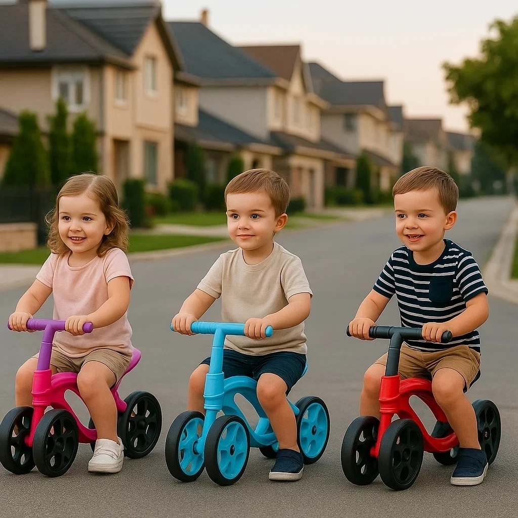 Veículo Infantil Patinete Triciclo Motinha Carrinho Bebê Passeio Andador Brinquedo