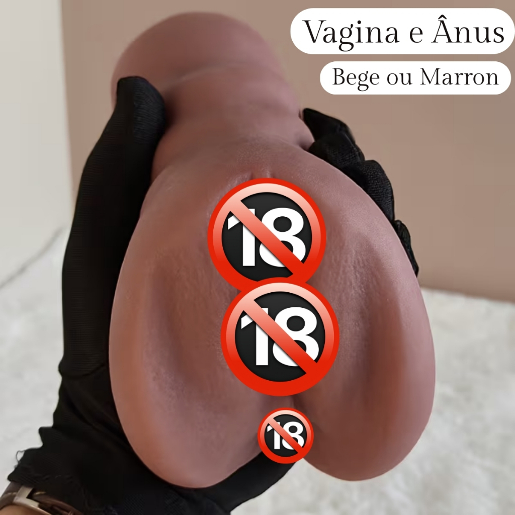 Masturbador Masculino Vagina Negra Ânus Macio Ultra Realista em Oferta na Shopee