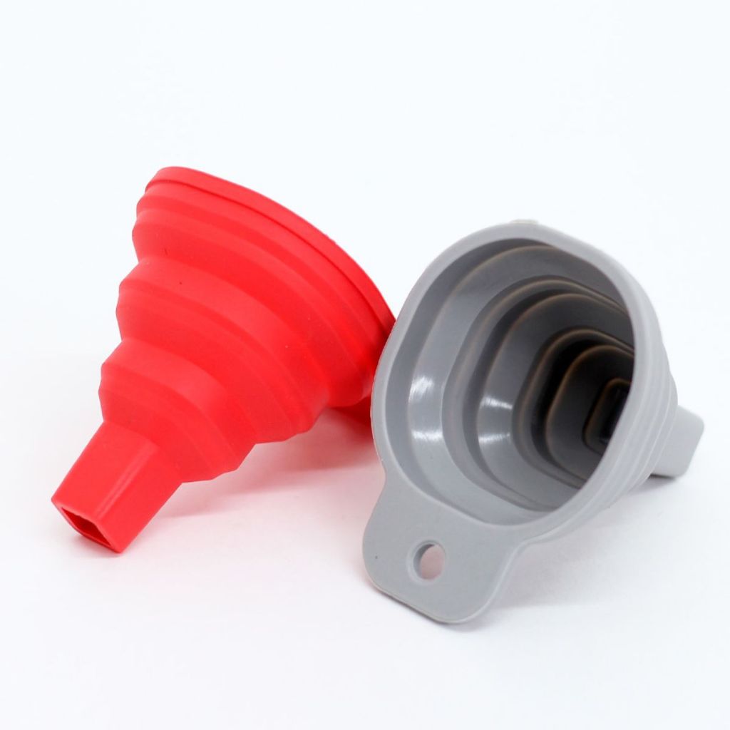 Funil Retrátil Dobrável Silicone Cozinha Utilidades Moderno