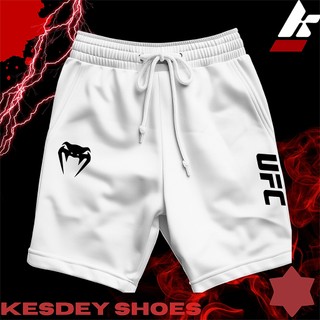 Shorts Masculina Bermuda Estilo Mauricinho Leve Slim com Bolso Lateral Estampa UFC COBRA