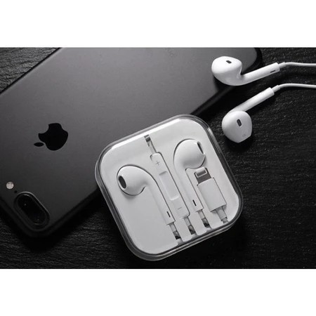 Fone de Ouvido Estéreo com Microfone - Conforto e Qualidade para iPhone em Oferta na Shopee