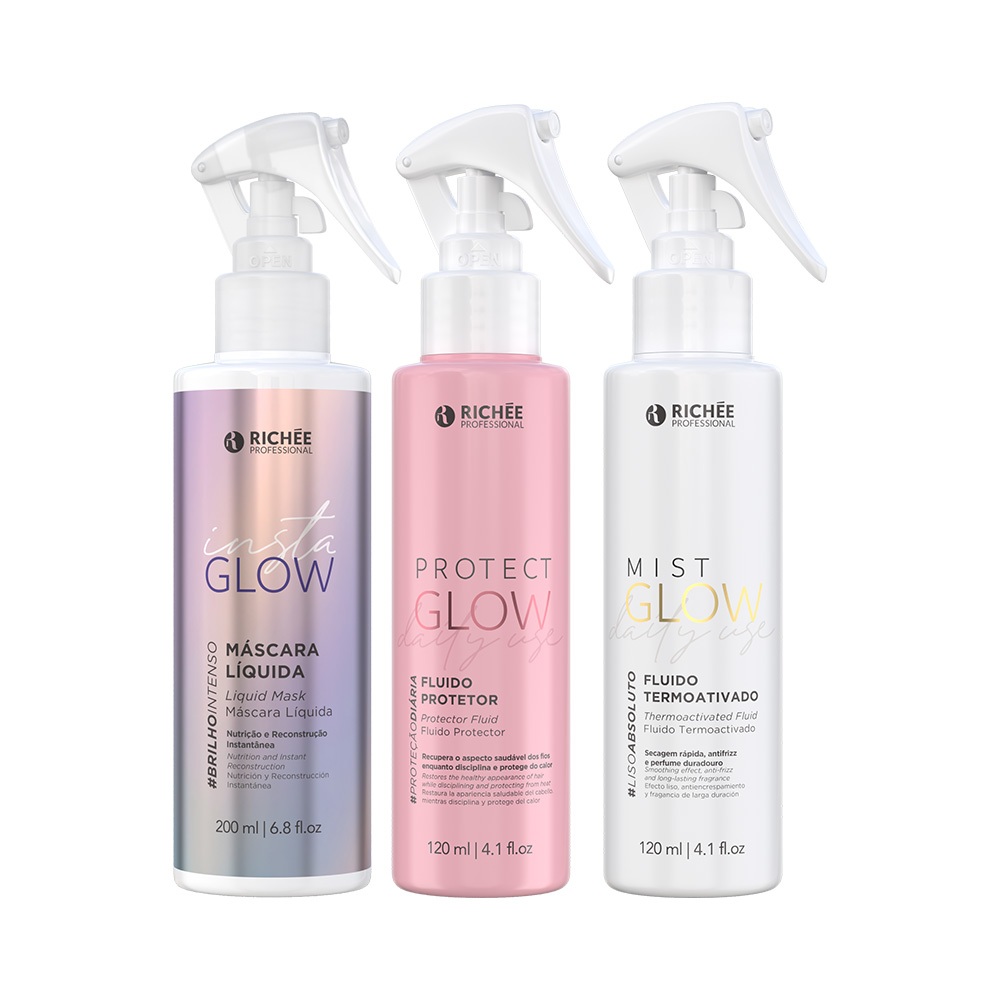 Kit Richée Insta Glow Mist Glow e Protect Glow