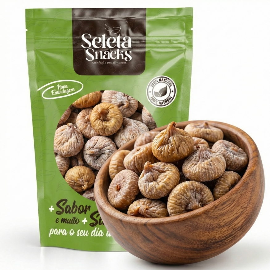 Figo Seco Espanhol Autêntico 1kg Natural Sem Conservantes em Oferta na Shopee