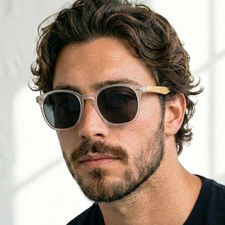 Óculos de Sol Tulum Branco Degradê Hexagonal Clássico Retrô VIntage Oldstyleuv400 em Oferta na Shopee