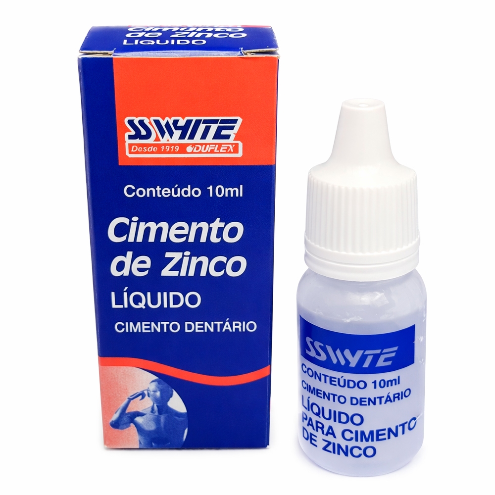 Cimento De Zinco Coroa Provisório Pivô Líquido 10ml Sswhite em Oferta na Shopee