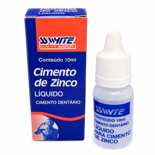 Cimento De Zinco Coroa Provisório Pivô Líquido 10ml Sswhite em Oferta na Shopee