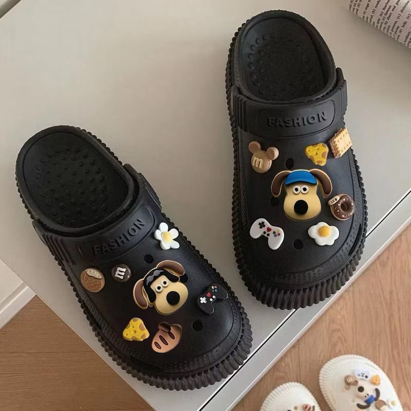 Chinelo Babuche Sandália preto legal Antiderrapante Scaleno Super Leve Em Eva Com Acessórios - BC1 em Oferta na Shopee