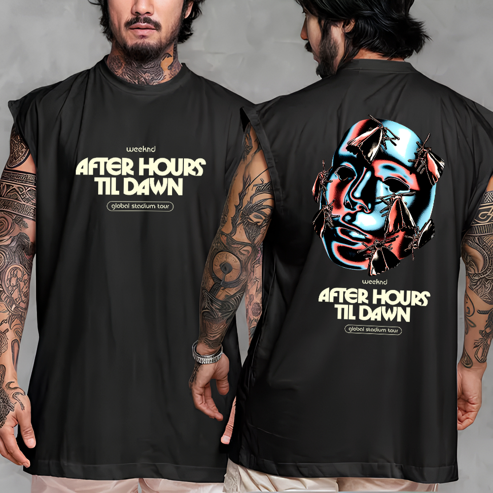 Regata Machao OVERSIZED Mascara The World Tour Weeknd Shows 2026 Esclusivo -Darknezz em Oferta na Shopee