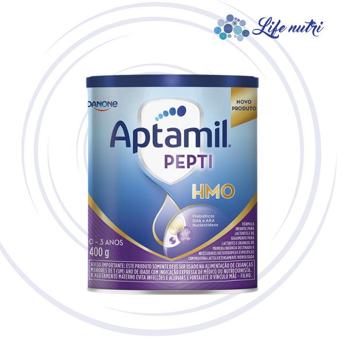 Fórmula Infantil Aptamil Pepti Danone Hipoalergênica para Bebês com Alergia à Proteína do Leite em Oferta na Shopee