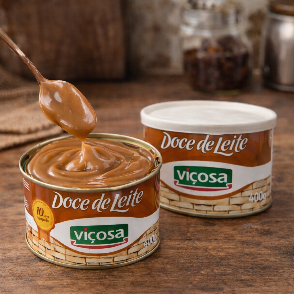 Doce de Leite Viçosa 400g – Cremoso, Premiado e Irresistível, o Melhor Doce de Leite do Brasil!