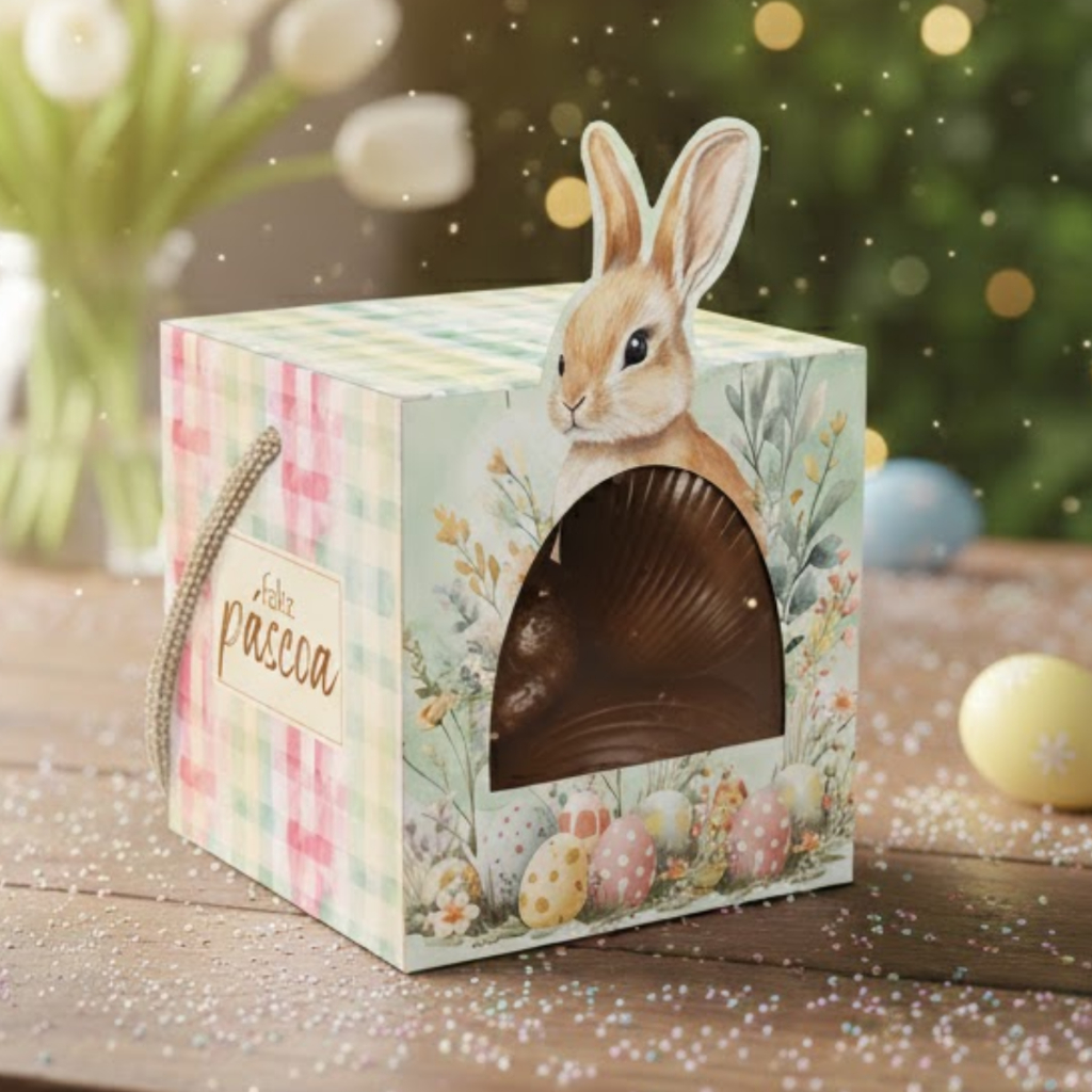 10~50 Caixas Com Alça E Visor Páscoa Encantos Presente Chocolate Doces Lembrancinha Ovos C5936 Ideia em Oferta na Shopee