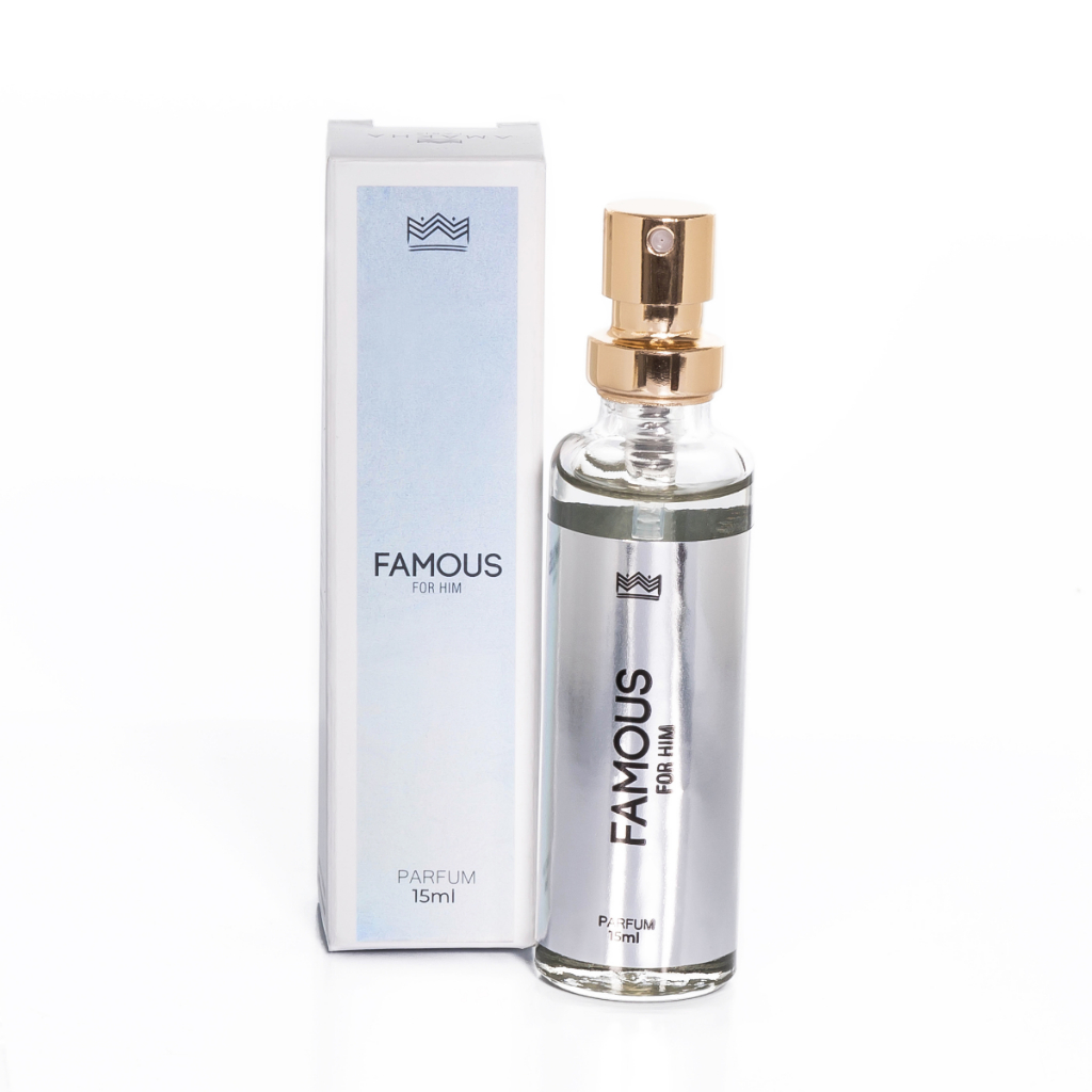 Deo Colônia Masculino Famous for Him 15ml - Amakha Paris em Oferta na Shopee