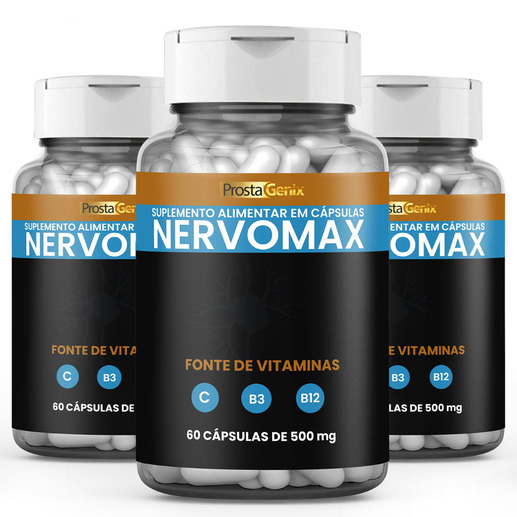 3 Nervomax Premium 60 Cápsulas | Original Promoção