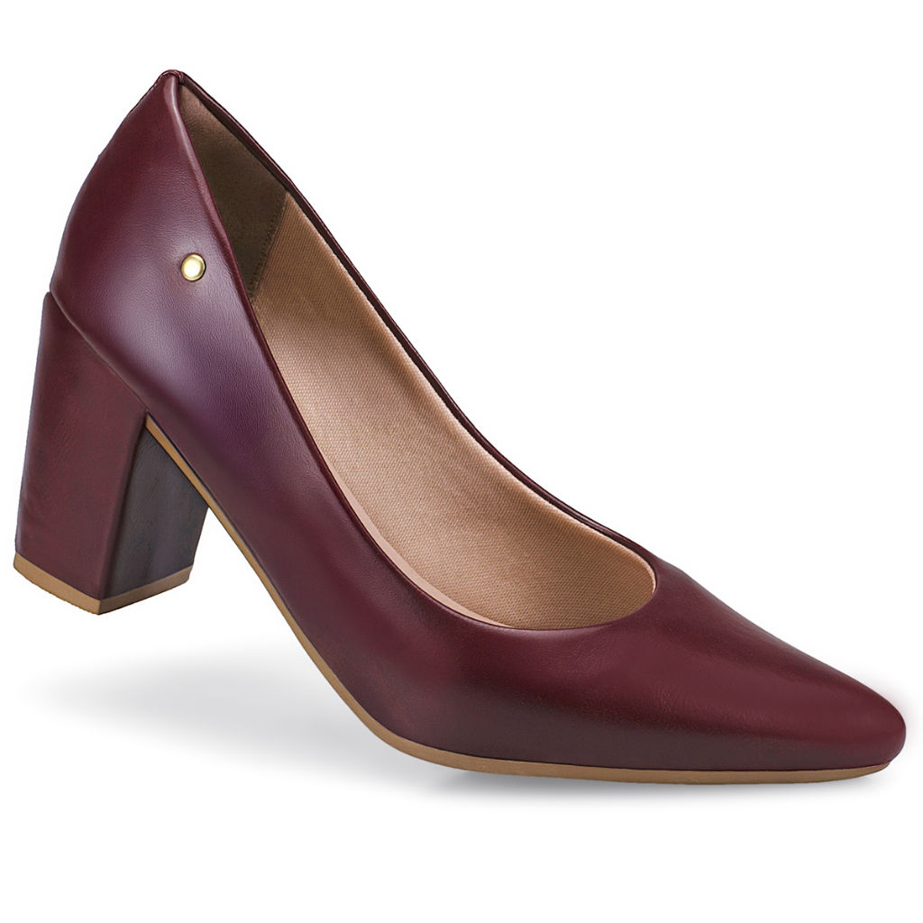 Sapato Feminino Scarpin  Bico Fino Festa Lóris Conforto Macio Salto Médio 8CM  Promoção 9484 em Oferta na Shopee