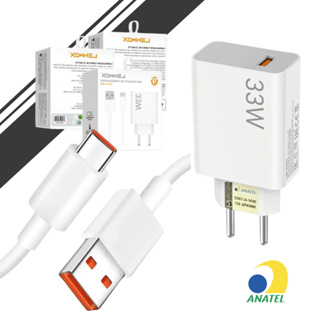 Carregador 33W Lehmox Turbo LE-407 | LE-405 USB |Tipo-C em Oferta na Shopee