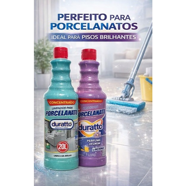 Limpador Porcelanato para Dia a Dia - Perfumado e Dá Brilho - ULTRA FRAGANCIAS LAVANDA E JASMIN