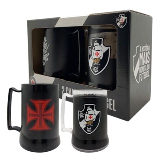 CANECA GEL DUPLA 400ML -  Vasco OFICIAL em Oferta na Shopee