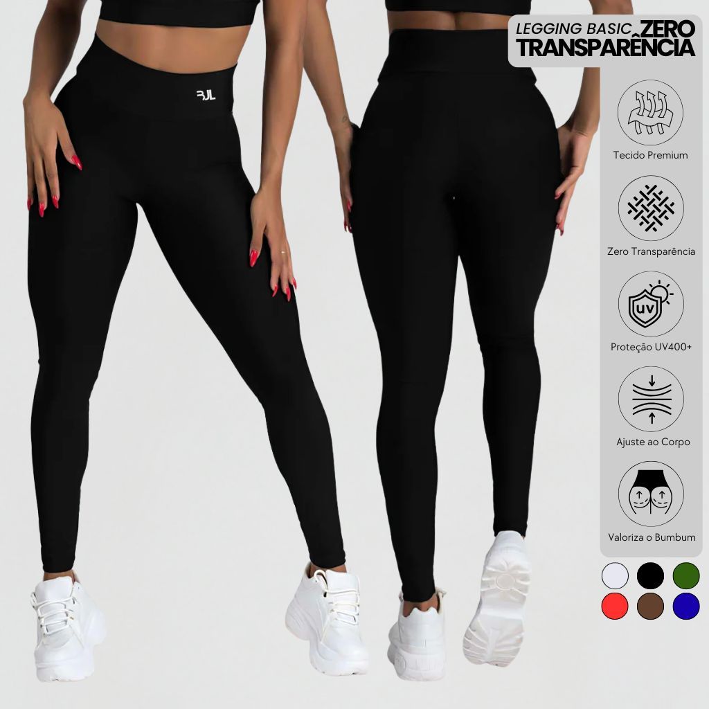 Calça Legging ZERO TRANSPARÊNCIA Feminina Suplex Premium Treino Academia Crossfit Musculação Conforto em Oferta na Shopee