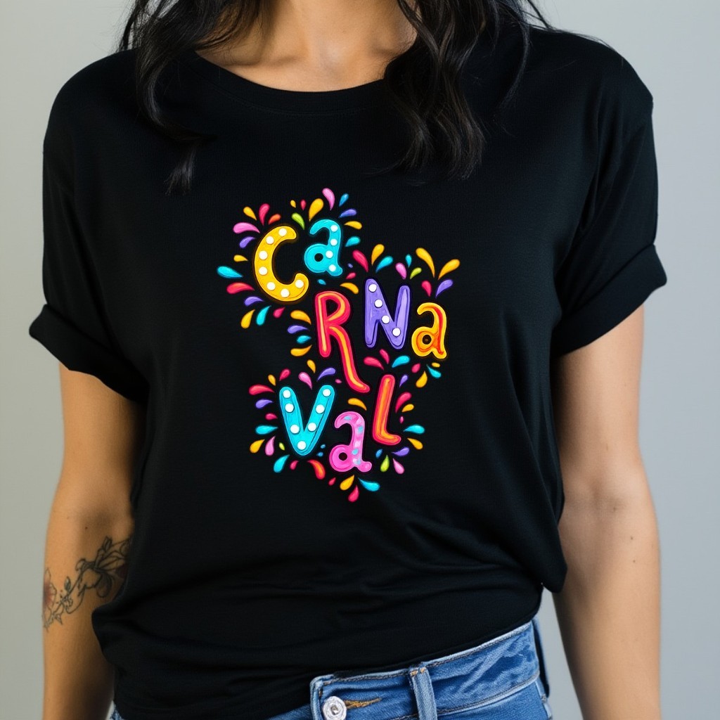 Camiseta Camisa Carnaval - 100% Algodão Bloquinho Festa Feminina - LANÇAMENTO