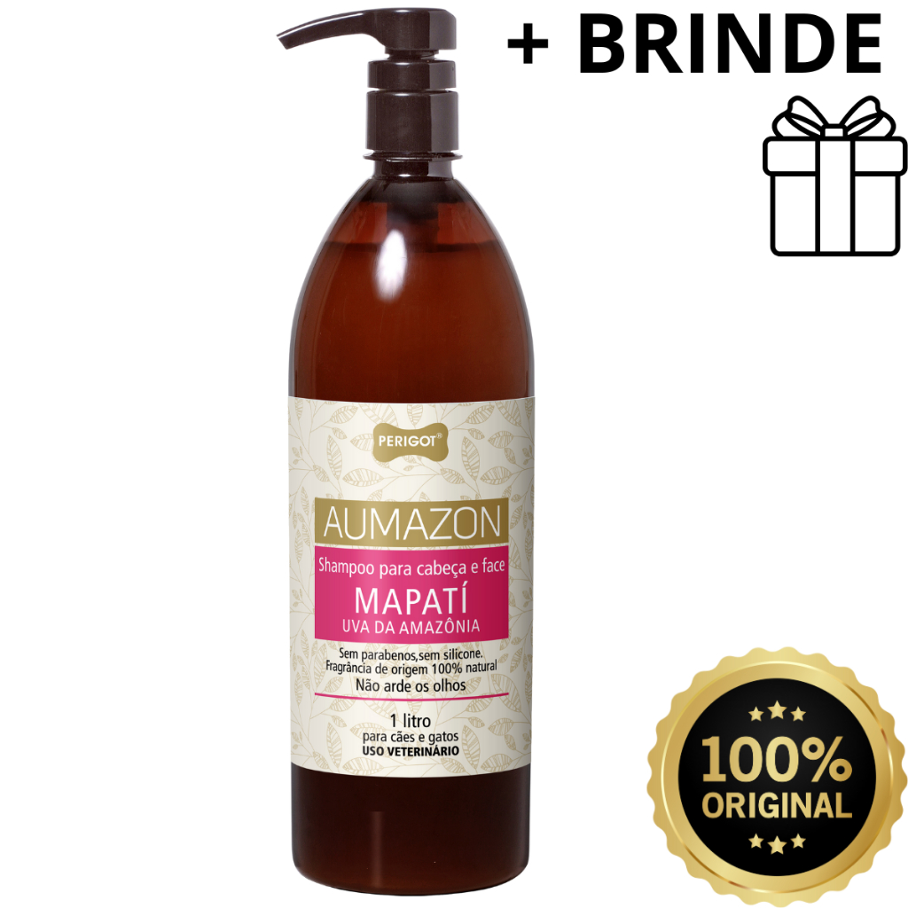 Shampoo Cabeça E Face Mapati Perigot 1 L (não Arde Os Olhos) Cães e Gatos