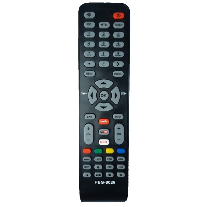 Controle  remoto compatível com TV Semp toshiba Smart FBG-8026